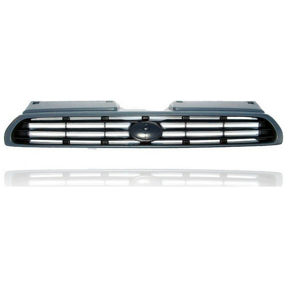 Grille - Compatible/Replacement for '95-99 Subaru Legacy - Black Frame Insert, Emblem Provision - 91061AC120