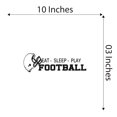 thumbnail image 4 of Boys Eat Sleep Play Football Motivational Sports Wall Decal Decoration Sports Sticker for Boy's Bedroom Decal Decor Lasts Years and Easily Removable - Size: 10 In(W) x 3 In(H), 4 of 5