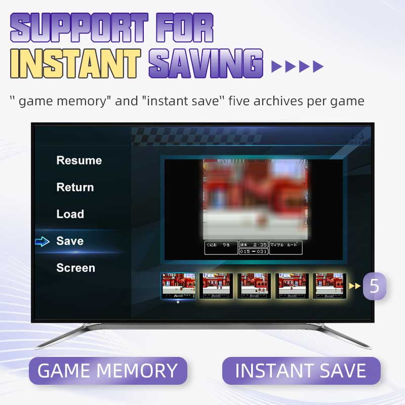 VILCORN SN-Plus 16Bit Video Game Console for TV, 2 Controllers