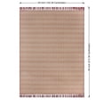 thumbnail image 3 of Better Homes & Gardens Woven Geo 5’x7’ Outdoor Rug - Polypropylene/Polyester - Terra Cotta, 3 of 9