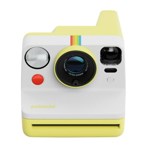 Polaroid Now Generation 3 Analog Instant Camera with Two-Lens Autofocus System and Built-in Tripod Mount (Yellow)