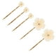 thumbnail image 2 of KAKOWELY 5 pinzas para el pelo con flores, pinzas para el pelo de novia, pasadores para el pelo, accesorios florales para el pelo., 2 of 5