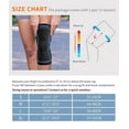 CAMBIVO Knee Brace Support Compression Sleeve 2 Pack, Knee Brace for