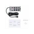 thumbnail image 2 of StarTech.com 6-Outlet Industrial Power Strip, EMI Isolation. Mountable - Power strip (wall mountable / surface mountable) - 125 V - input: NEMA 5-15P - output connectors: 6 (power NEMA 5-15R) - 8 ft cord - space gray, 2 of 9