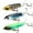 E, variant on 3PCS Whopper Popper Topwater Fishing Lure Artificial Hard Bait 3D Eyes Plopper With Soft Rotating Tail Fishing Tackle