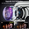 thumbnail image 2 of PINHEN for iPhone 15 Pro/iPhone 15 Pro Max Camera Lens Protector,[Keep Original Shooting] Shatterproof 9H Tempered Glass Camera Screen Protector Metal Ring Cover Film Accessories, 2 of 6