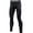 Black, variant on Mens Pro Warm Training Tight (Small, Black)