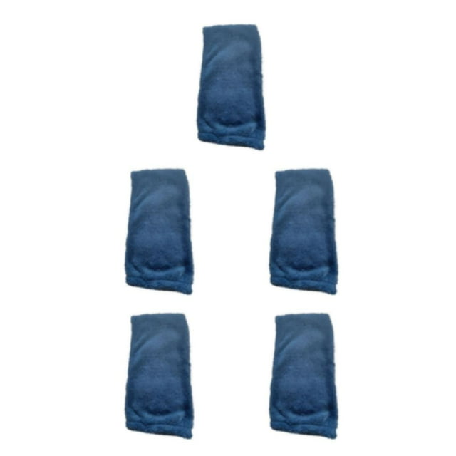 Thinsony Warmth And Style Defined Plush Over Knee Socks Warm Winter Plush Over Knee Socks blue 5Set