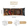 thumbnail image 3 of Vsdgher Hip-Hop Guinea Pig. Body Pillow Cover, Pillowcases with Hidden Zipper Breathable Long Pillow Case (Pillows are not included,20x54 inch), 3 of 7