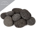 thumbnail image 2 of Blue Ridge Brand Lava Rock - Black/Gray Lava Pebbles - Volcanic Rock - Landscaping Rocks - Large - 10 Pound, 2 of 5