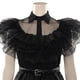thumbnail image 4 of Conjunto de disfraz de Cosplay de Wednesday Addams, disfraz de Halloween, disfraz de fiesta de carnaval para niñas adultas, 4 of 5