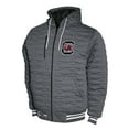 thumbnail image 2 of Men's  Gray South Carolina Gamecocks Quilted Full-Zip Hooded Jacket, 2 of 3
