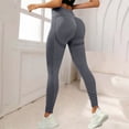 thumbnail image 2 of Womens 2026 3D Compression Leggings High Waist Cellulite Leggings Slimming Tummy Control Workout Yoga Pants Gray L, 2 of 4