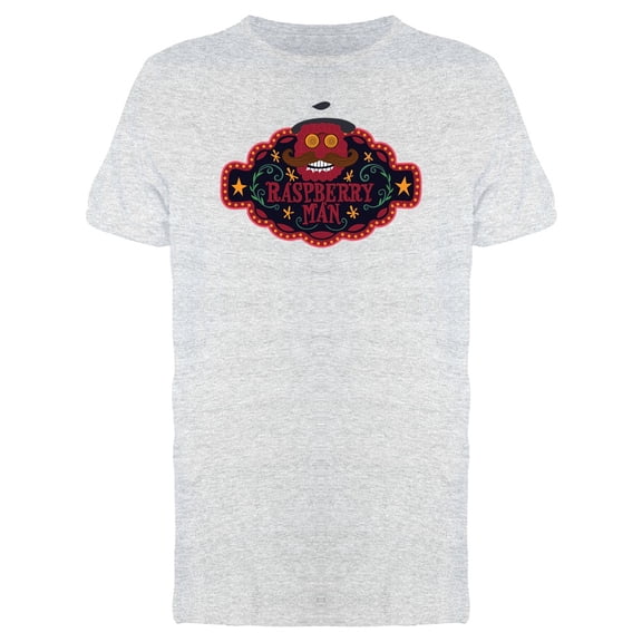 Hipster Raspberry Man Tee Men's -Image by Shutterstock