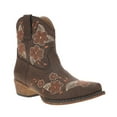 thumbnail image 2 of Roper Womens Wildflower Snip Toe Zippered Cowboy  Ankle Boots, 2 of 5