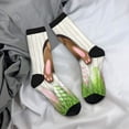 thumbnail image 5 of Rateoe Brown Bunny for Women Casual Calf Socks - Cute Crew Socks - Thin Soft Above Ankle Socks Size 5-11, 5 of 6
