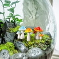 thumbnail image 4 of 2x 3x Mini Figuras de Hongos Figuras en Miniatura, Modelos de Hongos Pequeños, Adornos de Terrario para Manualidades de Bonsái DIY, Pecera 2 piezas, 4 of 8