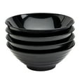 thumbnail image 6 of INFUSE 4-Piece 8" Melamine Noodle Ramen Bowls Set, Black, 6 of 7