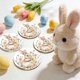 thumbnail image 5 of CaiYueKe Easter Bunny Wooden Coasters Heat Resistant Cup Mats for Dining Table Kitchen Decor Insulating Drinkware Protectors Cute Spring Home Decorations, 5 of 7