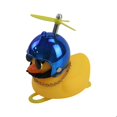 thumbnail image 2 of Pato Decorativo Amarillo Con Casco Cromado Azul, 2 of 4