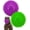 4.5" purple and green, variant on 3.5" Spike Balls With Squeaky, Thicker and Durable, 2 Pack Toys for Clean , Ball Toys for Aggressive Chewers, Puppy Small Medium Large Dogs