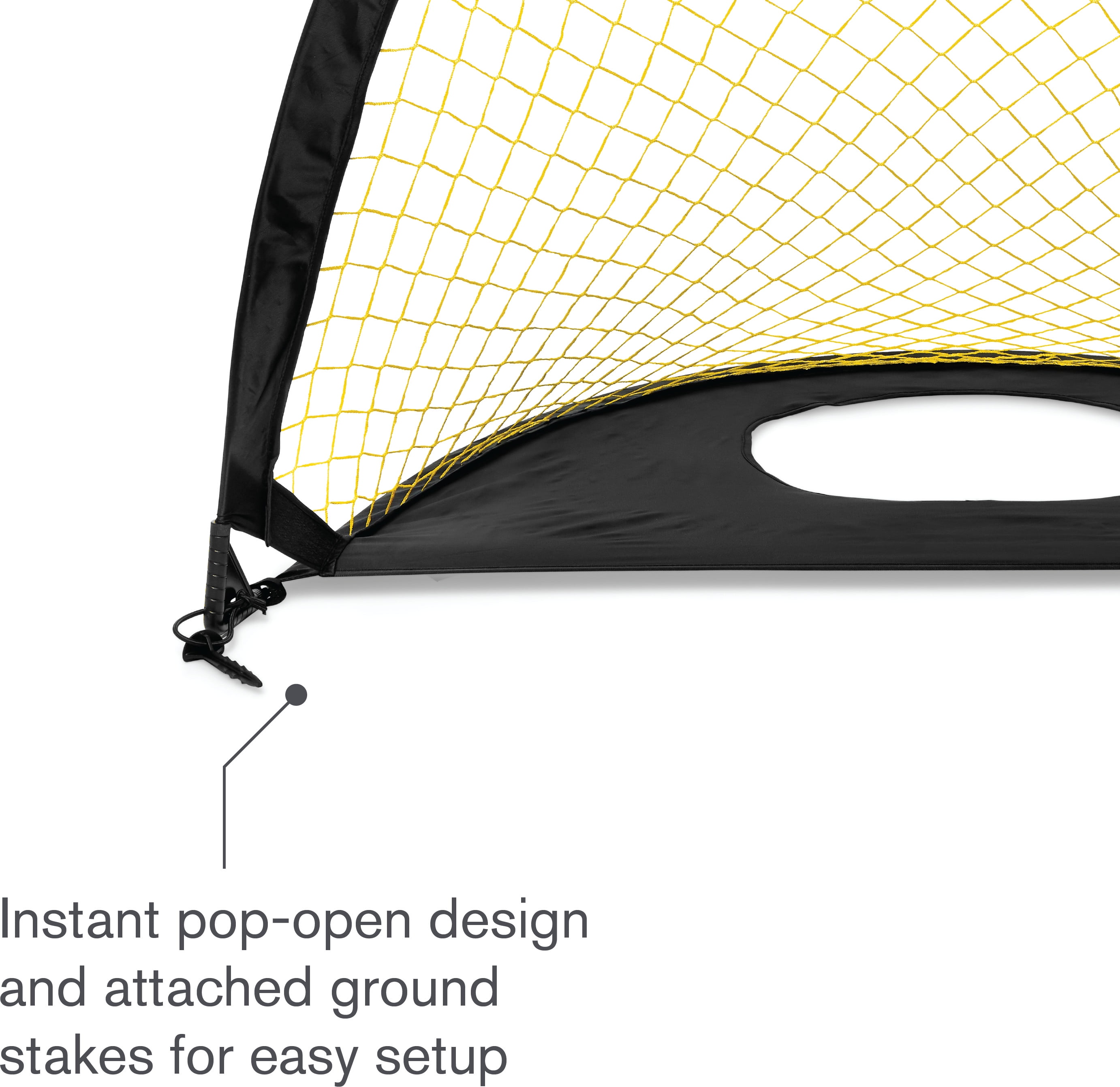 SKLZ Precision Two-Sided Pop-up Soccer Goal and Practice Target, 6'x4'