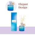 thumbnail image 4 of Folkulture Reed Diffuser or Aroma Diffusers | 150 ml Oil Diffuser for Home or Bathroom Accessories Set | Aromatherapy Diffusers with Sticks | Oil Diifusers with Diffuser Sticks | (Beach Please), 4 of 8