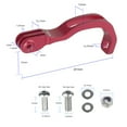 thumbnail image 5 of Bike Front Light Holder Aluminum Alloy Fork Install Mount Camera Bracket Compatible ForCamera, 5 of 8