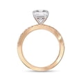 thumbnail image 4 of IGI Certified Lab Grown Diamond Engagement Ring | Center 9x7mm Emerald Cut Split Shank Solitaire Wedding Anniversary Rings For Women 18k Solid Rose Gold | F-G, VS-SI Quality (2.90 Ctw) Ring Size-4.5, 4 of 7