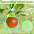 thumbnail image 4 of 50/100pcs Fruit Protection Bags , Green Netting Cover Bags Drawstring Mesh Fruit Protectors Pest Barrier for Grapes Mango Fruit Trees Veggies Garden, 4 of 6