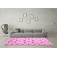 thumbnail image 3 of Ahgly Company Indoor Square Persian Pink Traditional Area Rugs, 4' Square, 3 of 4