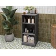 thumbnail image 4 of Palace Imports 100% Solid Wood 16.5" Bathroom Cabinet with Adjustable Shelves, Gray, 4 of 5