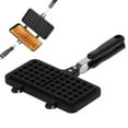 thumbnail image 1 of Waffle Pan, Waffle Maker Pan Waffle Baking Mold Waffle Maker Mold Pan Cooking Baking Tools with Heat-Insulation Handle for Coffee Shop, 1 of 7