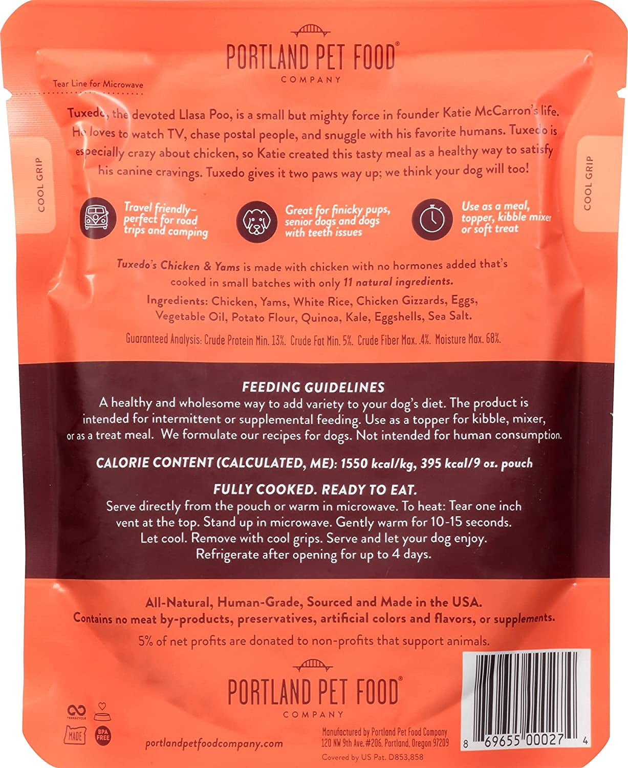 MEAL DOG CHICKEN YAM Pack Of 8