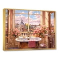 thumbnail image 2 of Designart "London City View From An Elegant Bathtub" City London Floater Framed Canvas Prints, 2 of 5