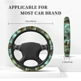 thumbnail image 6 of YFYANG Universal Elastic Abstract Line Texture Car Steering Wheel Cover, Non-Slip Sweat Absorbent, 6 of 8
