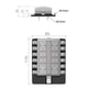thumbnail image 4 of Bloque de fusibles Soledad con indicador LED soporte de Caja de fusibles 32V, 4 of 8