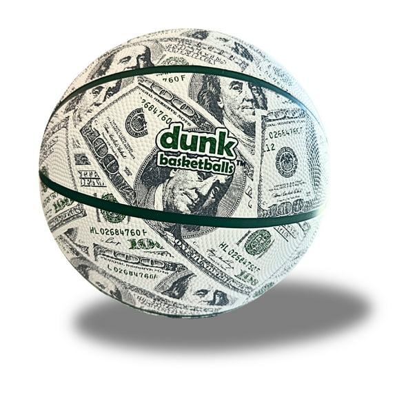 Money Ball Basketball Indoor Outdoor Rubber Ball Official Regulation Size