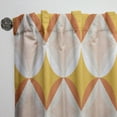 thumbnail image 3 of Designart 'Abstract Retro Design XII' Mid-Century Modern Curtain Panel, 3 of 5