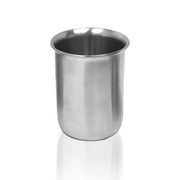 Scientific Labwares Stainless Steel Beaker with Rim - Low-Form Beakers for Science - Industrial-Grade Chemistry Lab Equipment, High Heat Tolerance - Scientific Laboratory Supplies for Liquids & Solids