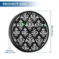 thumbnail image 3 of Indoor 12' Voice-Activated Luminous Decoration Wall Clock With LED Night Light Creating Intricate Patterns, 3 of 8