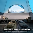 thumbnail image 6 of HOTEEL 8-10 Person Tent for Camping, Easy Setup Camping Tent with Rainfly & Screen Windows for Camping/Traveling/Family Gathering/Hiking/Beach, Blue, 6 of 8