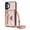 Pink, variant on ELEHOLD Luxury Leather Wallet Case
for Samsung Galaxy A13 4G/5G,with Card Slots Zipper Pocket Kickstand Function Adjustable Crossbody Shoulder Strap Shockproof Purse Phone Case, Pink