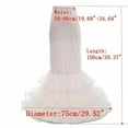 thumbnail image 2 of Women White Fishtail Dress Bustle White Petticoat fpr gown, 2 of 6