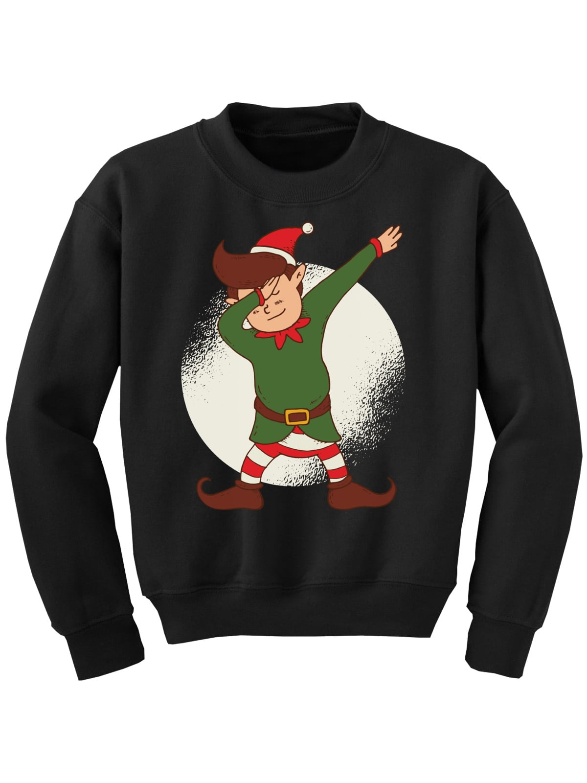 Santa Suit Tuxedo Ugly Christmas Sweater  Youth Crewneck Sweatshirt For Kids 