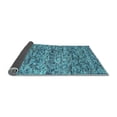 thumbnail image 2 of Ahgly Company Indoor Square Abstract Light Blue Contemporary Area Rugs, 6' Square, 2 of 4