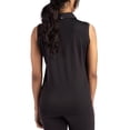 thumbnail image 2 of Women's Cutter & Buck Black Arizona State Sun Devils Forge Eco Stretch Recycled Sleeveless Polo, 2 of 2