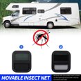 thumbnail image 4 of RV Window, Anti Oxidation Trailer Window Rounded Corner Waterproof Sealed Pull Lift Opening with Clamp Ring for Construction Vehicle, 4 of 7