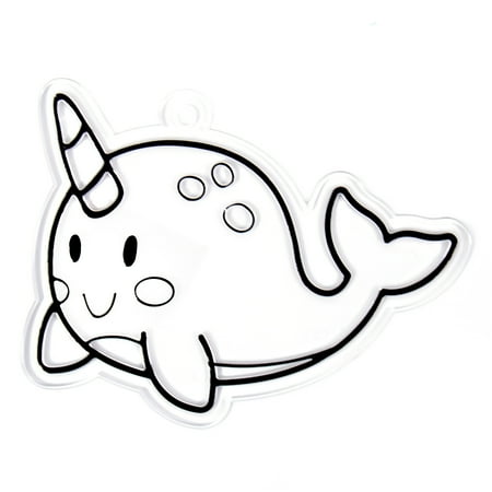 Hello Hobby Ready-to-Paint Narwhal Suncatcher