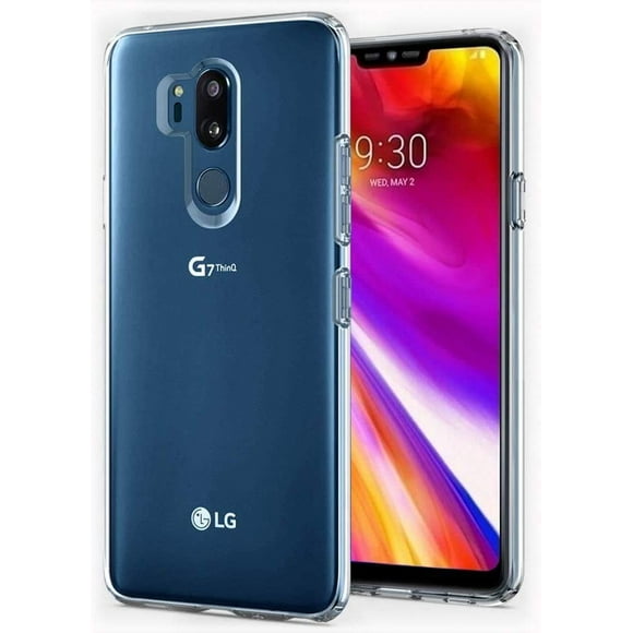 Vultic [Clear] Case for LG G7 ThinQ, Soft Slim Fit Shockproof TPU Lightweight Thin Transparent Cover